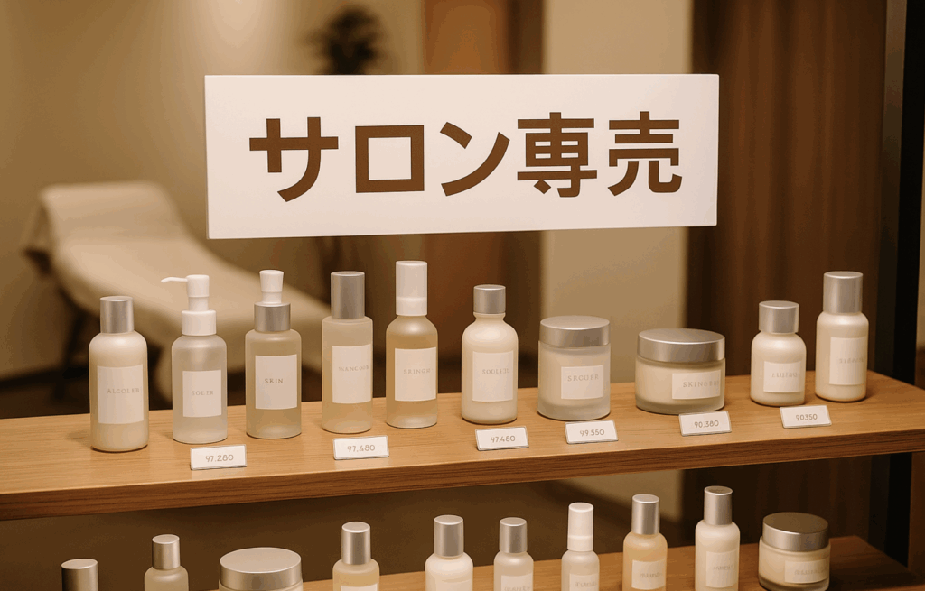 サロン専売化粧品の画像