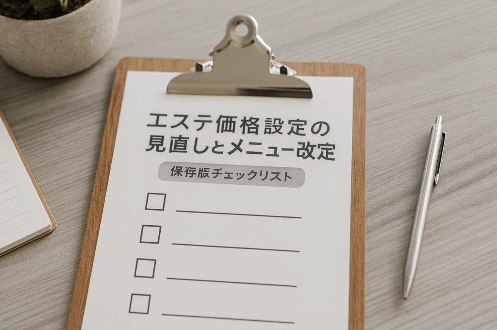 エステ価格設定について