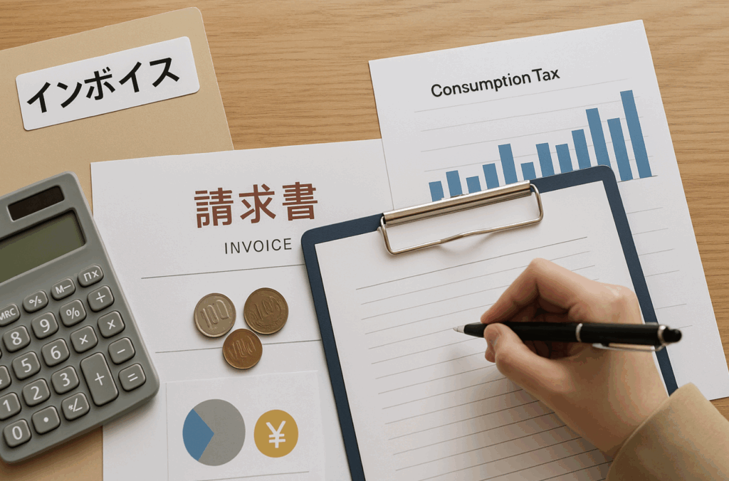 エステ経営税金についてまとめている様子